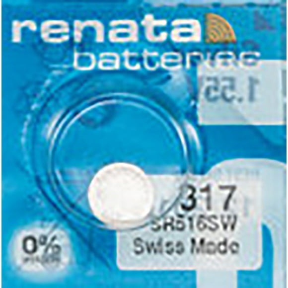 1 x Renata 317 Watch Batteries, SR516SW Battery