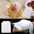 thumbnail image 3 of Visland 100Pcs Non-Woven Empty Tea Bags String Heat Seal Filter Paper Herb Loose Teabags, 3 of 6