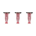 thumbnail image 3 of Shengyu Chaussettes Hautes Rayées Confortables pour Costume Fête Douces et Confortables Blanc Rouge 50cm 3Ensemble, 3 of 6