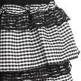 thumbnail image 6 of TSSOE Women's Lace Tiered Ruffle Mini Skirt A Line Flared Elegant Short Cake Skirts Party Clubwear Black L/4, 6 of 7
