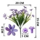 thumbnail image 4 of pstuiky 1 manojo de flores artificiales para exterior, arbustos verdes para jardín o porche, 4 of 5