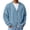 Sky Blue, variant on LYSMORA Men's Waffle Knit Cardigan V Neck Button Front Long Sleeve Knitted Sweater