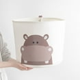 thumbnail image 5 of QJUHUNG Foldable Toy Storage Bucket and Baby Laundry Basket in Cute Cartoon Animal Design - A Versatile Canvas Organizer for Dirty Clothes and More!, 5 of 5