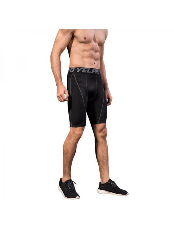 Men's Sports Compression Wear Under Base Layer Cool Dry Shorts Pants Tights