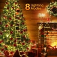 thumbnail image 4 of Huang Zhiwei 1.5/3M Christmas Decoration LED Santa Claus Climbing Ladder Light USB Plug 8 Flashing Modes Suitable Home Xmas Tree Wall Window, 4 of 9