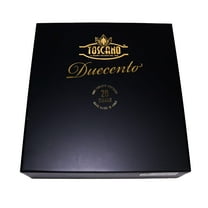 Toscano Duecento Empty Wood Cigar Box 8.25" x 7.75" x 2.25"