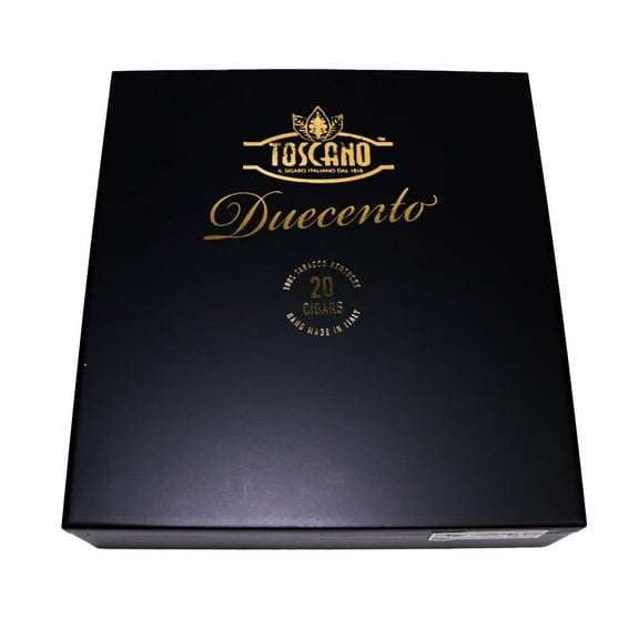 Toscano Duecento Empty Wood Cigar Box 8.25" x 7.75" x 2.25"