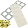 thumbnail image 2 of EIMELI Ravioli Maker with 10 Holes Safe Ravioli Press Mold Premium Italian Pelmeni Maker Mold Flower Shaped Ravioli Maker Press Pasta Press Cutter Tool Meat Pie Dumpling Maker for Home, 2 of 10