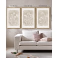 thumbnail image 4 of Drsoum Vintage Wall Art 16x24in3pcs Natural Framed Flower Decor Print Modern Rustic Farmhouse Home Office, 4 of 6