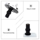 thumbnail image 3 of KALLORY 1Jgo Tornillos Para Asiento De Inodoro Kit Duradero Y Fácil De Instalar, 3 of 8
