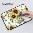 thumbnail image 6 of Bingfone Sunflowers Leaves And Birds Laptop Sleeve Case 15 Inch, 360° Protective Computer Carrying Bag, 6 of 9