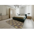 thumbnail image 4 of Ahgly Company Indoor Round Patterned Dark Brown PAT3602X Area Rugs, 6' Round, 4 of 6