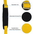 thumbnail image 4 of Unique Bargains Shoulder Strap, 2 Pcs Nylon Webbing Adjustable Replacement Strap with Detachable Anti Slip Padded Clip, Yellow, 4 of 6