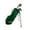Green, variant on Northwestern Golf Thunderbird Golf Bag – Lightweight 4-Way Divider Stand Bag - Black