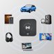 thumbnail image 4 of Receptor Bluetooth 5.0 inalámbrico con conector de 3,5 mm, AUX, NFC a 2 RCA, adaptador de audio estéreo, 4 of 7
