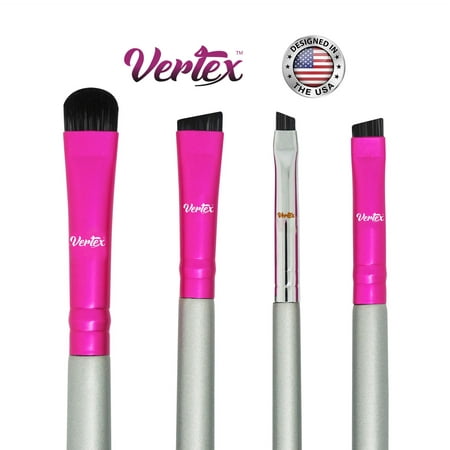 Eyebrow Brush Set For Brow Makeup Brow Liner Vertex Beauty Thin Brow Brush For Shaping And Filling Eyebrows The Best Brow Brushes For Brow Pomade and Contour Brush To Perfectly Shape (Best Brush For Mineral Makeup)