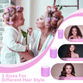 thumbnail image 4 of 28 Pcs Hair Rollers, Self Grip Hair Curlers Set for Long Hair with Colored Clips, No heat Salon Hairdressing Curlers Rollers for Women, 4 of 7
