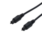 Kentek 6 Feet Toslink 5.0mm to Mini Toslink 3.5mm Male to Male Digital Optical  Audio Molded Cable Cord Sound System Stereo S/PDIF for Mac PC Fiber 