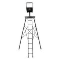 thumbnail image 1 of Big Game The Defender 12.5 Ft Tripod Stand, Deer Hunting Ladder w/ Rotating Seat, 1 of 7