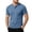 Light Blue, variant on Men'S Solid Color Henley Neck Short Sleeve T Shirt Lightweight Breathable Casual Tops For Summer Daily Wear And Commute,Army Green,M
