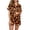Orange, variant on WTOBBY Ladies' Two-Piece Halloween Pajamas Set Loose Fit Short Sleeve Top & Soft Shorts Printed Sleepwear Comfortable Loungewear Home Wear Cozy Outfit,Black L