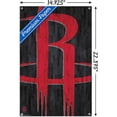 thumbnail image 3 of NBA Houston Rockets - Logo 19 Wall Poster with Push Pins, 3 of 5