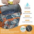 thumbnail image 3 of Retro Hawaiian Floral Insulated Cooler Backpack - 20L, Perfect for Summer Outings, Road Trips, Work, 3 of 5