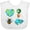 AA-White, variant on Inktastic Earth Day Plant a Tree Save the Bees Save the Seas Love Your Mother Boys or Girls Baby Bib