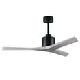 thumbnail image 7 of Mollywood 6-speed contemporary ceiling fan in Matte Black finish with 52” solid matte black wood blades, 7 of 7