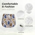 thumbnail image 6 of Xecao's Antique Vintage Teapot Coffee Grinder for a double-layer running short for women, perfect for gym, tennis, and more, featuring a convenient pocket., 6 of 9