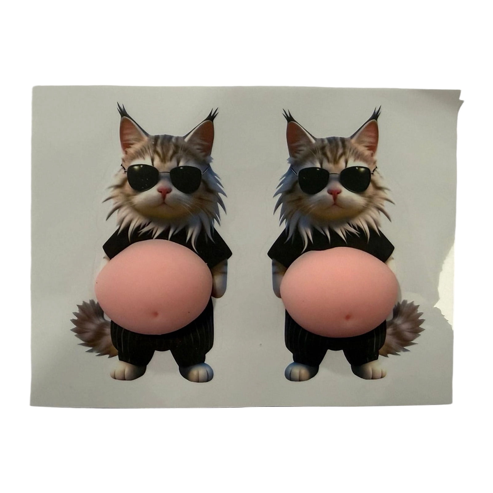 20 Pcs 3D Shiba Inu Dog Belly Stickers, Super Soft Silicone Anti-Collision Stickers, Cute Dog Belly Sticker as Car Door Protector, Table Edge Protector & Cute Decor Sticker for Home and Car