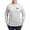 Ash Gray, variant on - Alpine Hike Long Sleeve Sm Logo T Shirt - Unisex Cotton Long Sleeve T-Shirt
