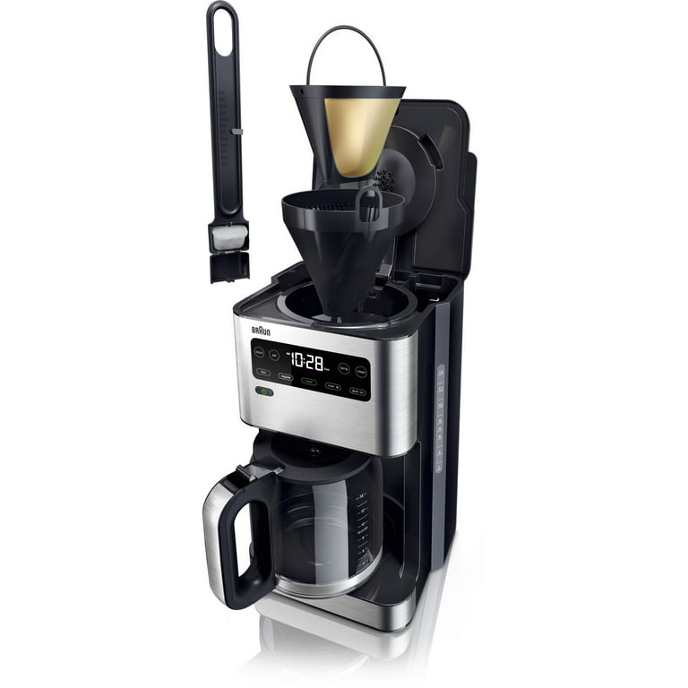BrewSense 12-Cup Drip Coffee Maker - White, Braun