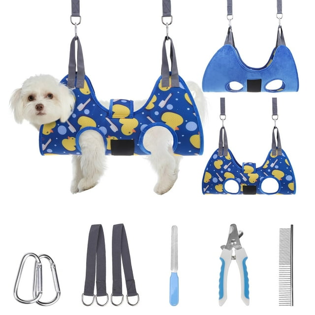 Arnés para hamacas de aseo PAWCHIE para perros y gatos, con accesorios