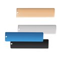 thumbnail image 2 of Sonducket Colgante de acero inoxidable espejo colgante Rectangular pulido hombres mujeres DIY collar gargantilla accesorios de joyería Ropa, zapatos y accesorios Miscelánea Oro Sonducket AP016463-02, 2 of 6