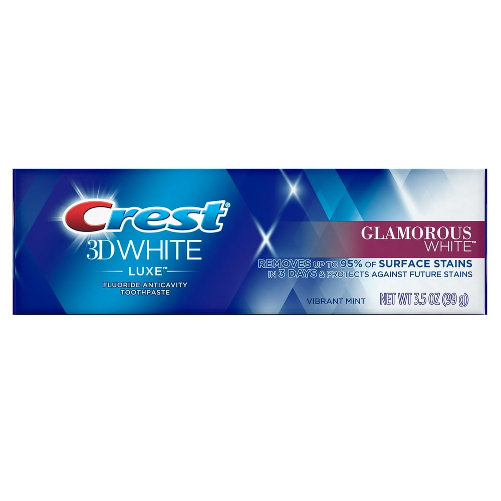 Crest 3D White Luxe Glamorous White Toothpaste, 3.5 oz