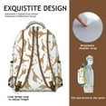thumbnail image 5 of Giraffe Backpack for College & Business - Spacious School Bookbag, Laptop Compartment, Waterproof Work Bag, Trendy Animal Print, Lightweight, 5 of 6