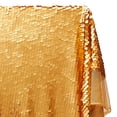 thumbnail image 2 of Paillette Sequins On Mesh Fabric 3/4 Inch Circles On Stretch Knit Polyester Net By The Yard - Gold (10 Yards), 2 of 3