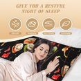 thumbnail image 4 of KLL Ultra Soft Microfiber Body Pillow Cover/Pillowcases 20"x54" with Hidden Zipper Closure-Sushi, 4 of 8