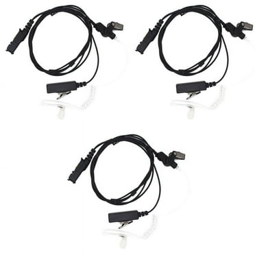3X Walkie Talkie Acoustic Tube Headset Earpiece Xir P6600 P6620 XPR3300 XPR3500 MTP3250