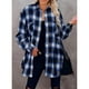 thumbnail image 3 of Camisa Suelta A Cuadros,Camisa A Cuadros De Mujer Camisa A Cuadros De Cuello Largo Camisa A Cuadros De Mujer Rendimiento Lleno De Energía, 3 of 6
