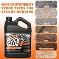 thumbnail image 4 of GRLELOU Mulch Glue for Landscaping, 4 L Fast-Drying Weather-Resistant Non-Toxic Clear Rock Glue Spray for Locking Down Rocks, Mulch, Pea Gr, 4 of 9