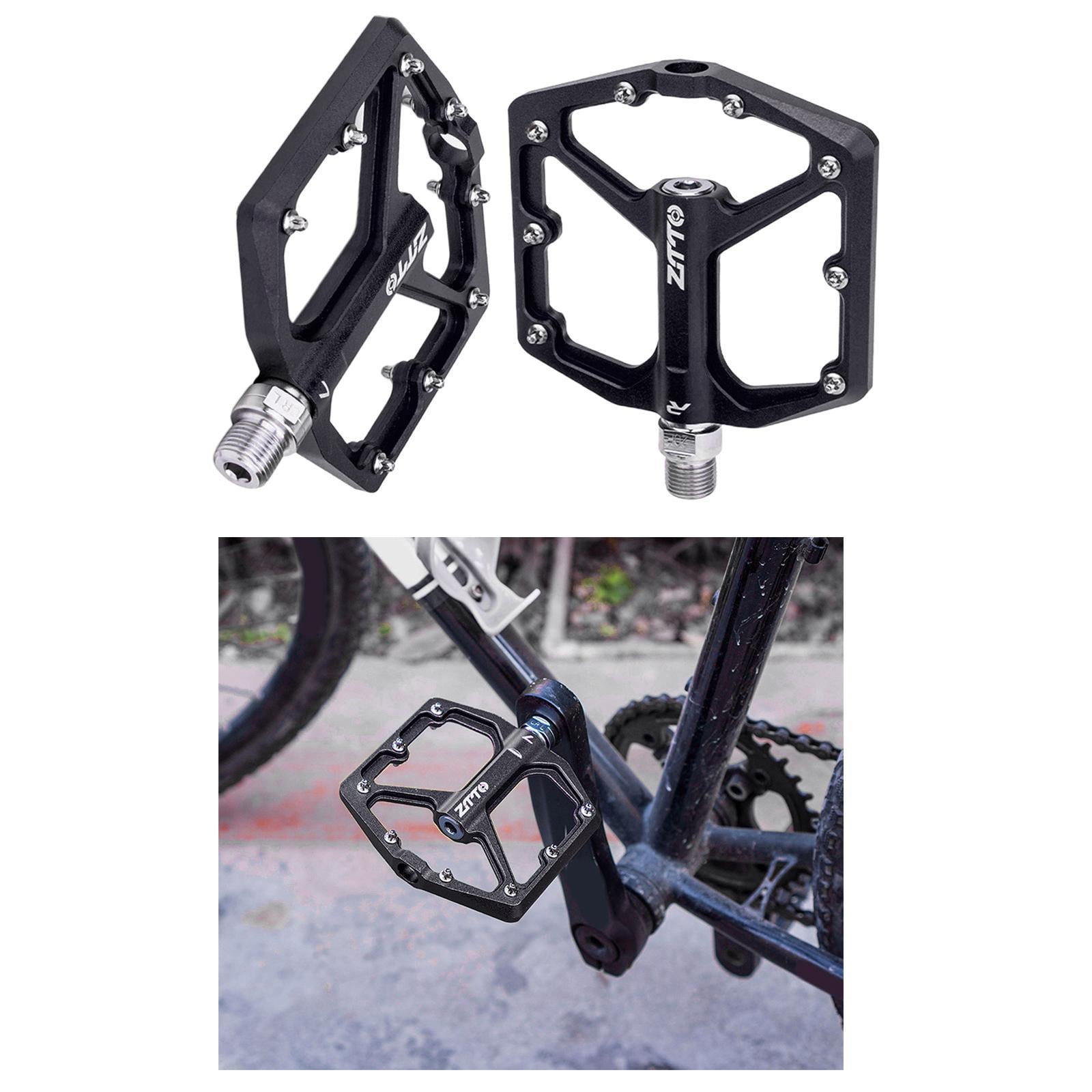 Mountain Bike Platform Pedals BMX 9 16 Inch Lightweight Pedal Black Walmart