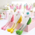 thumbnail image 4 of JeashCHAT Easter Gnomes Decorations, Plush Easter Bunny Handmade Swedish Tomte Elf Stuffed Doll Rabbit Gifts Cute Easter Faceless Dwarf Bunny Household Ornaments, Home Decor, 4 of 4