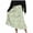 A Green, variant on Women's Summer Midi Skirts Elastic High Waist Flowy Casual Summer Trendy Printed Boho Beach Vacation Skirt
