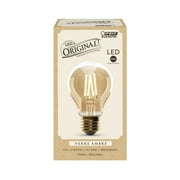 Feit Electric Vintage LED 4 Watts (60 Watts Equivalent) Soft White Light Bulb, AT19, E26, Dimmable