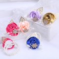 thumbnail image 3 of Tnobhg Wrist Corsage with Faux Pearl Chain Romantic Realistic Elegant Corsage for Proms Wedding Party Decoration, 3 of 8