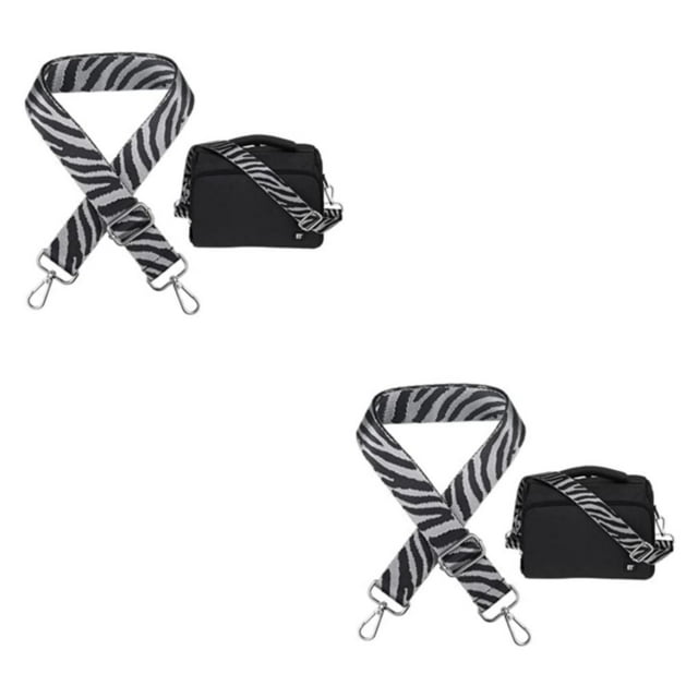 Maytalsory Sangle Réglable en Bandoulière Résistante aux Rayures et aux Déchirures Remplacement de Sangle de Sac à Main Gris 2Set