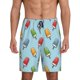 thumbnail image 1 of Balery Modern Ice Cream Pantalones cortos de pijama de punto de algodón para hombre con cinturilla y bolsillos-Medium, 1 of 6