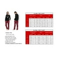 thumbnail image 3 of GLOBAL Women's Flannel Pajama Sets 100% Cotton Knit Top Flannel Pants Sleepwear Long-Sleeve Top & Bottom, Size S-3XL, 3 of 5